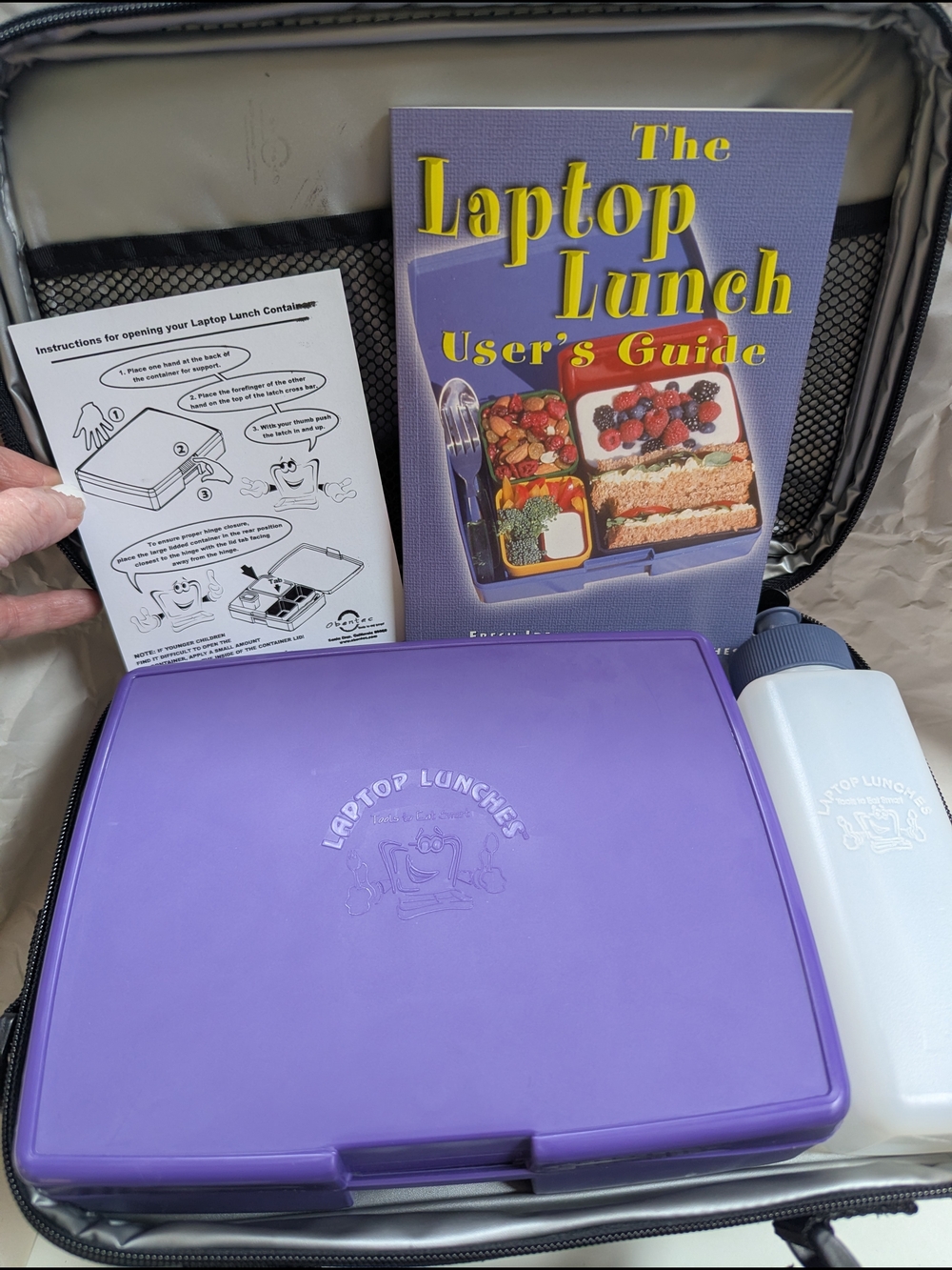 NWOT Laptop Lunches Bento Box Set Insulated Lunch Tote - Picture 3 of 12